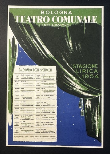 Poster teatro comunale - poster, bologna