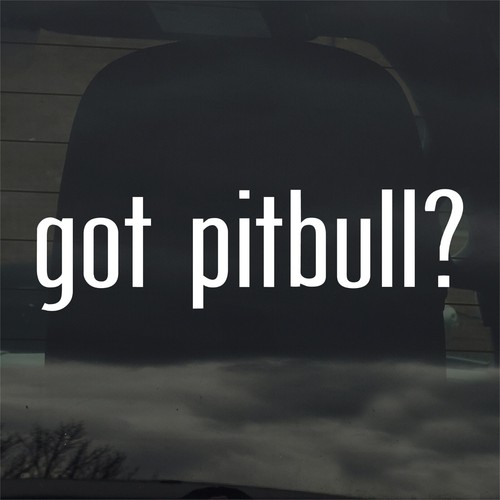 Got pitbull adesivo vinile - adesivo,