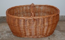 Cesto porta legna con manico