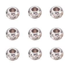 50 pz perline argento tibetano nichel free barile metallo perline distanziatore fai da te artigianato 5x8 mm