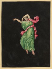 Quadro affresco ballerina