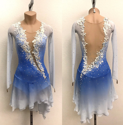Elegante vestito pattinaggio