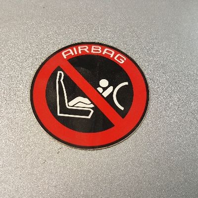 Adesivo airbag seggiolino - airbag,