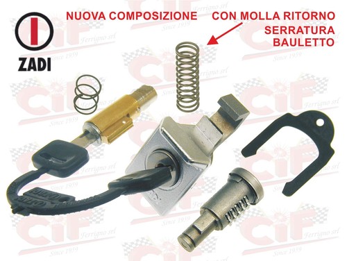 Kit serratura bloccasterzo 4mm - kit,