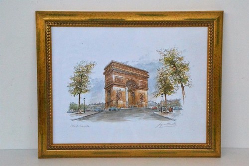 Vecchia stampa francese - vecchia,