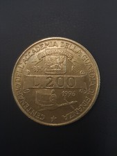 Repubblica Italiana (dal 1946): 200 lire 1996 "100° dell'Accademia delle GdF
