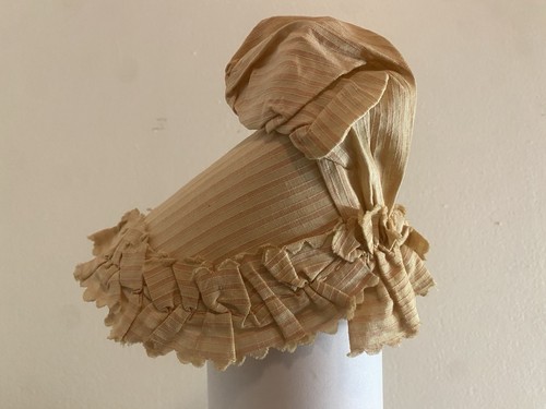 Antica bambola righe rosa - antica,