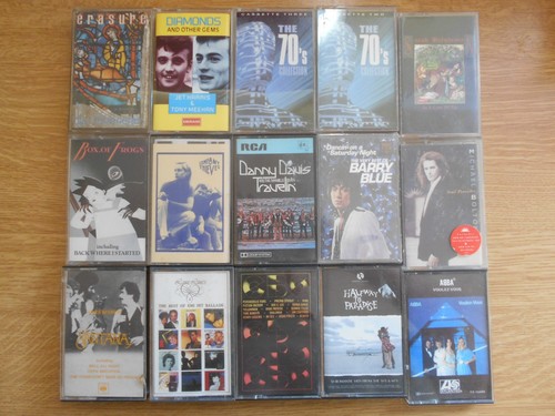 Lot music casssettes - lot,