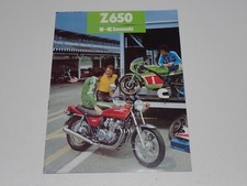 KAWASAKI Z 650 DEPLIANT BROCHURE PROSPEKT MOTO (R21)