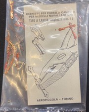 modellismo navale cerniere lancia in rame per portelli cannoni 17mm Aeropiccola 