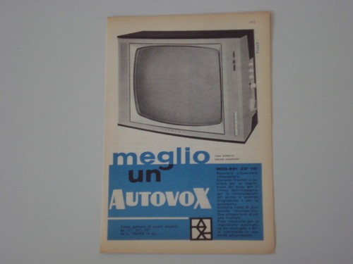 Advertising pubblicità 1960 - advertising,