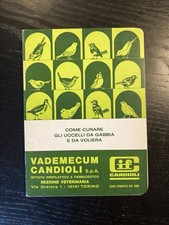 1972 Come curare gli uccelli da gabbia e da voliera Vademecum Candioli