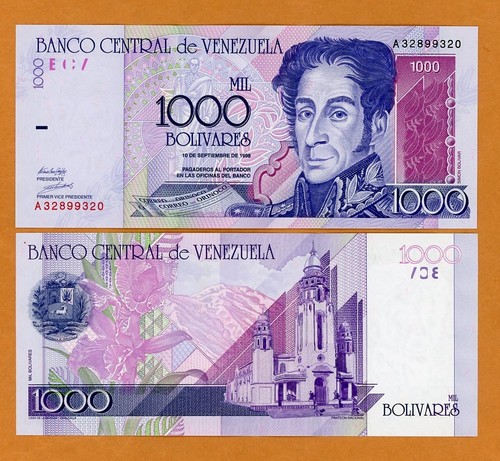 Venezuela 1000 - venezuela,, (1.000)