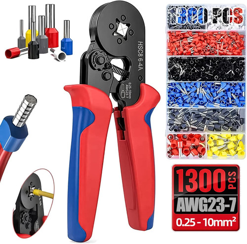 Set 1300 pinze crimpatrici - set,