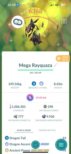 Pokémon shiny rayquaza - go, ✨