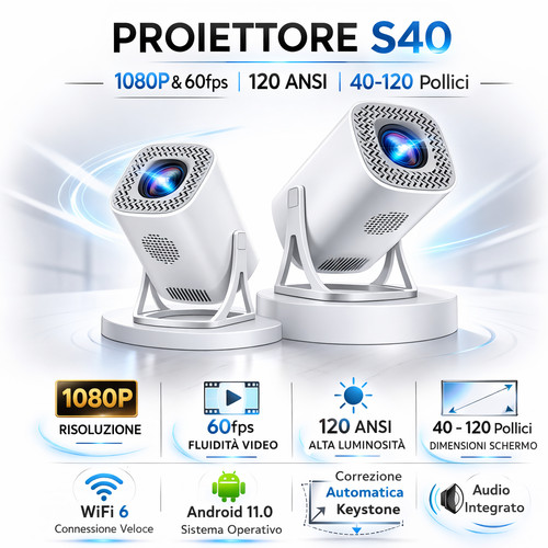 Mini proiettore portatile - proiettore,
