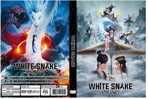 Serpente bianco film animati - bianco,
