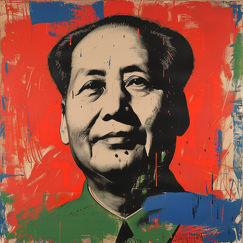 Stampa artistica mao andy - mao,