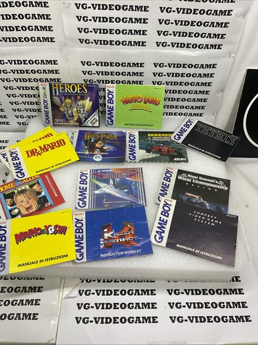 Lotto libretti game boy - lotto,