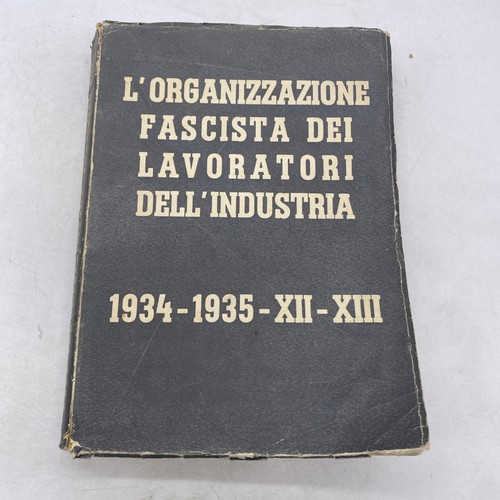 Organizzazione fascista dei - l'organizzazione,