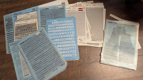 Letraset letratone - letraset,