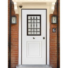 Porta Blindata Vetrata per