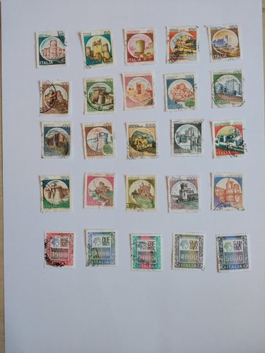Lotto francobolli usati - lotto, 25