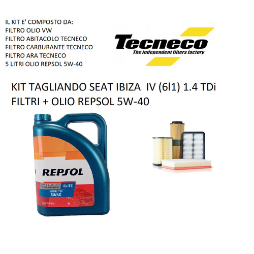 Kit tagliando seat ibiza iv - ibiza,