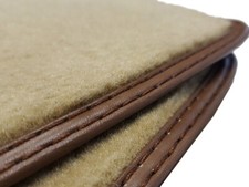 Tappetini beige per JAGUAR XK8 anno 1996-2006 coupè migliore qualità velluto 2 pezzi