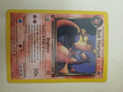 Carta pokemon dark charizard - carta,