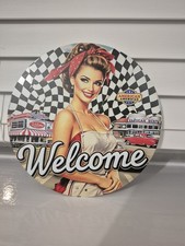 Targa vintage retrò cena