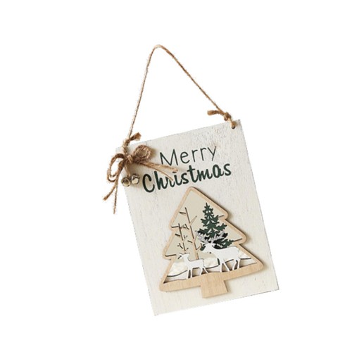 Cartello natale legno - di,
