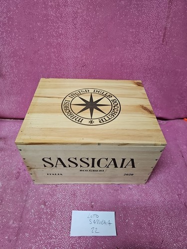 Sassicaia 2020 cassa - di, legno