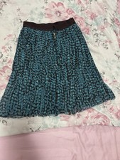 Falda De Seda Louis Vuitton 