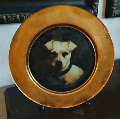 Piatto foglia oro vintage