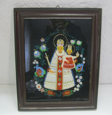 Antico quadro su vetro