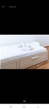 divano letto matrimoniale brimnes ikea bianco 