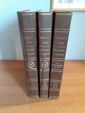 Webster's Third New International Dictionary - 7 Seven language 1981 made in USA