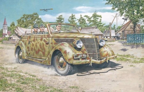Roden ford v8 g81 - roden, 1/35