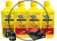 KIT TAGLIANDO HONDA VTR 1000 2002 OLIO BARDAHL 15W50 FILTRO OLIO ARIA