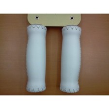 COPPIA MANOPOLE VELO WHITE FIXED SINGLE SPEED SCATTO FISSO BICICLETTA BICI CICLO