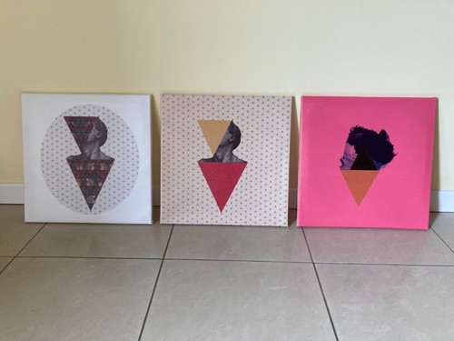Splendido trio quadri moderni - trio,