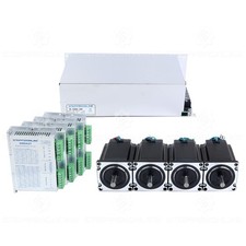 STEPPERONLINE 3/4 assi Nema 23 1.9Nm motore passo-passo e driver passo-passo e kit alimentazione