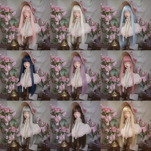 Bjd fashion parrucca lunga - fashion,