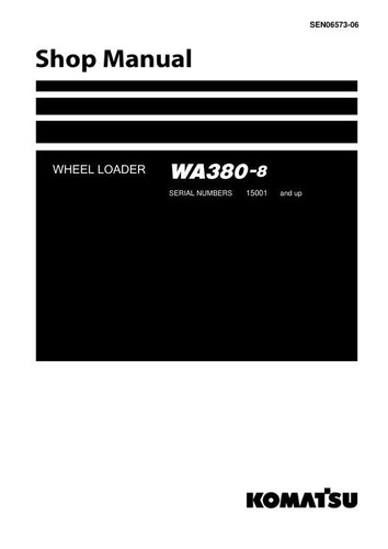 Komatsu wa380 manuale di - manuale,
