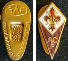 Distintivo calcio ⚽️ FIORENTINA 🟣 spilla SMALTO pin piedino SAF❗️