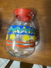 Brocca In vetro con motivo