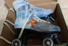 PATTINI A ROTELLE ROCES QUAD SKATE TAGLIA 38 IN TESSUTO DENIM 