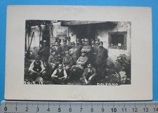 cartolina Polegno-  Bersaglieri e Civili -6094