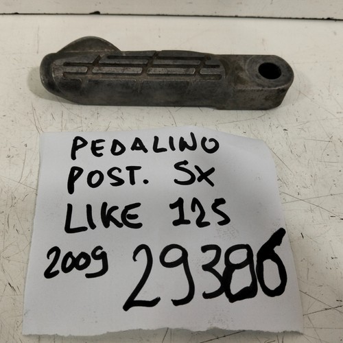 Pedalino posteriore sinistro - posteriore,